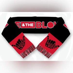Hootie and the Blowfish Official Band Merch Scarf Black & Red Knit Fan Gear